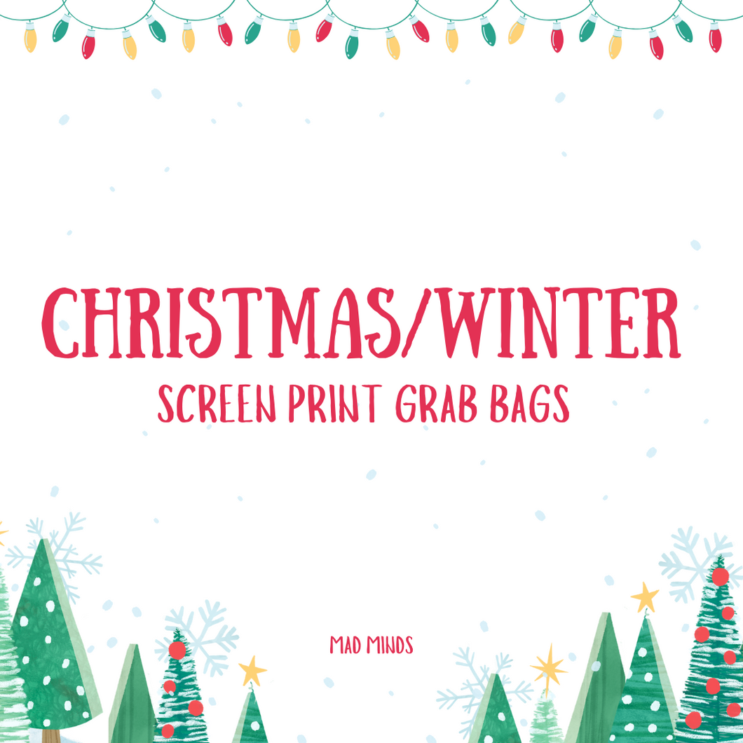 Christmas/ Winter Screen Print Grab Bag